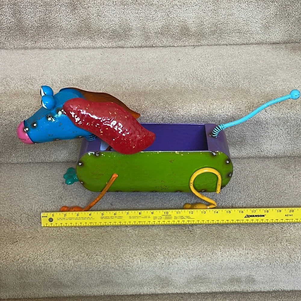 Dachshund Continental art 24 inch indoor outdoor garden planter - Picture 11 of 11